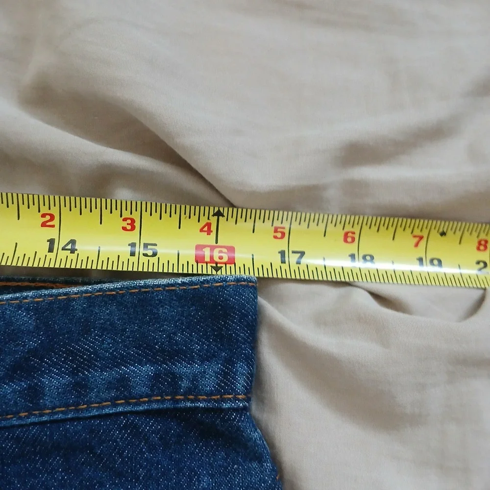 Levi's 505 Jeans Mens 33x26 Short Blue Regular Fit Straight Leg Made in Canada